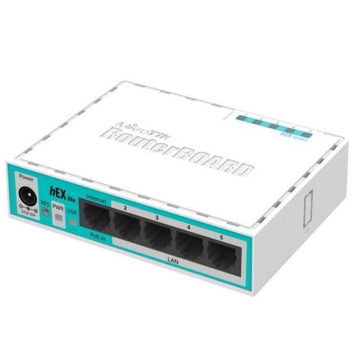 Маршрутизатор MikroTik RouterBOARD RB750r2 hEX lite
