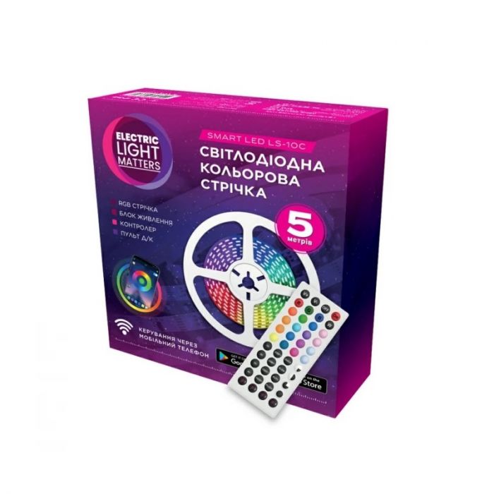 Світлодіодна стрічка ELM 5050 30LED IP20 RGB (19-0015)