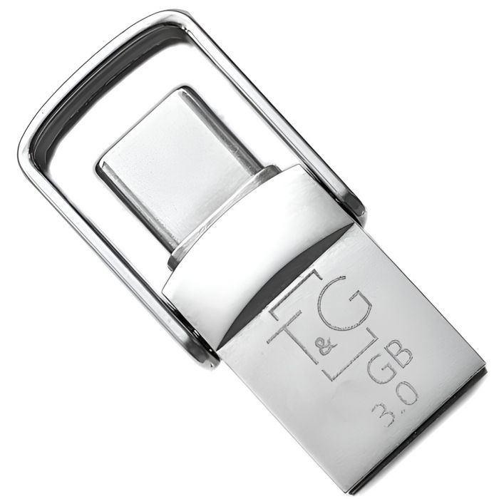 Флеш-накопичувач USB3.0 16GB Type-C T&G 104 Metal Series Silver (TG104TC-16G3)