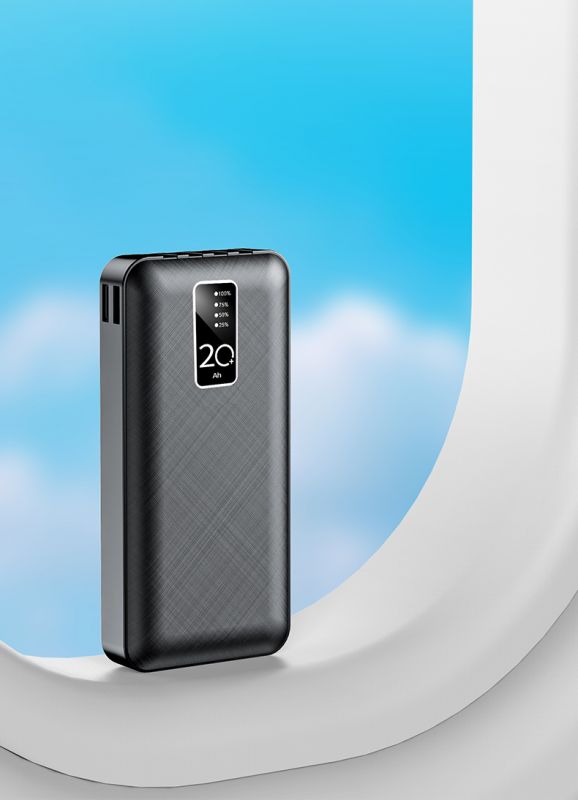 Універсальна мобільна батарея Lionpatton L20 20000mAh Black (LI- L20-BK)