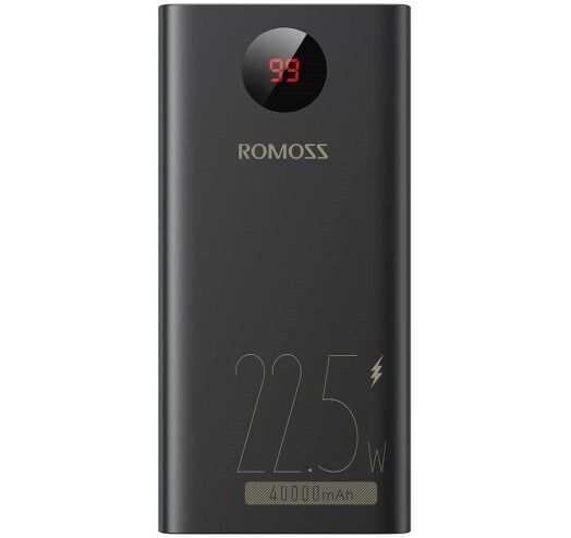 Універсальна мобільна батарея Romoss PEA40PF 40000mAh Black (PEA40-152-2133H)