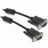 Кабель Maxxter VGA-VGA HD15M/HD15M 3+9C, с 2-ма фер, 1.8 м, чорний (V-PVGA-6)