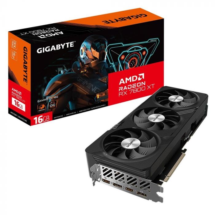 Відеокарта AMD Radeon RX 7800 XT 16GB GDDR6 Gaming OC Gigabyte (GV-R78XTGAMING OC-16GD)