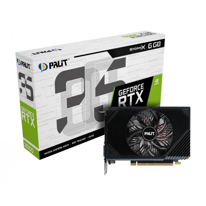 Відеокарта GF RTX 3050 6GB GDDR6 StormX Palit (NE63050018JE-1072F)