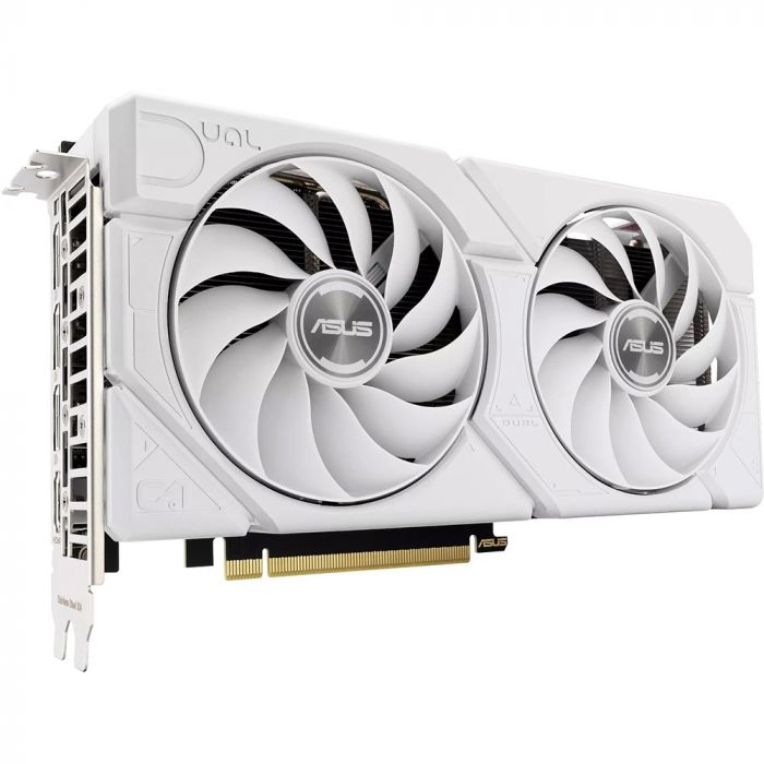 Відеокарта GF RTX 4060 Ti  8GB GDDR6 Dual Evo White OC Asus (DUAL-RTX4060TI-O8G-EVO-WHITE)