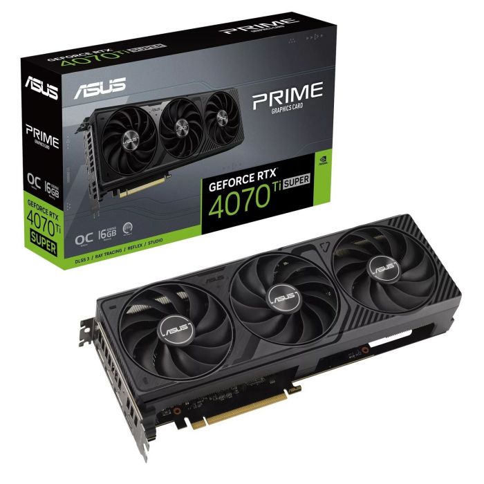 Відеокарта GF RTX 4070 Ti Super 16GB GDDR6X Prime OC Asus (PRIME-RTX4070TIS-O16G)