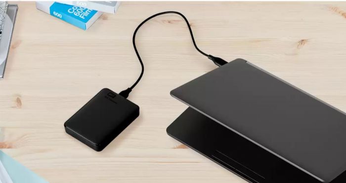 Зовнішній жорсткий диск 2.5" USB 1.0TB WD Elements Black (WDBUZG0010BBK-WESN)
