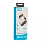 Зарядний пристрій Atcom DT-T01 (2USB, 2.4А) White (20101)