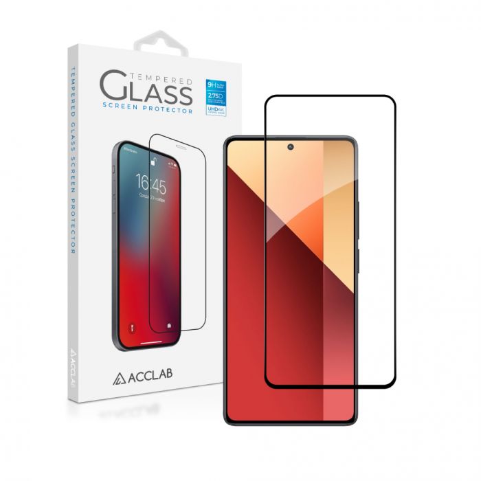 Захисне скло ACCLAB Full Glue для Xiaomi Redmi Note 13 Pro 4G Black (1283126583780)