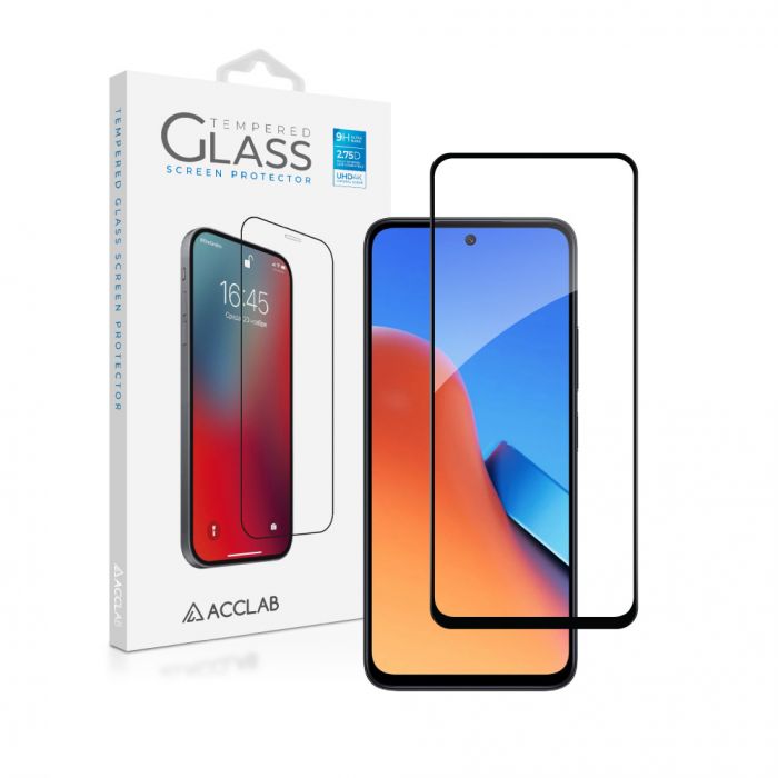 Захисне скло ACCLAB Full Glue для Xiaomi Redmi 12 Black (1283126573200)